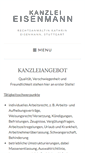Mobile Screenshot of kanzlei-eisenmann.de